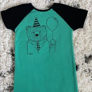 Size 6-12 party bear rags